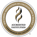 The Southern Association of Colleges and Schools Commission on Colleges logo, opens a new window